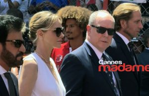 Prince Albert II and Princess Charlene at Monaco GP Grid